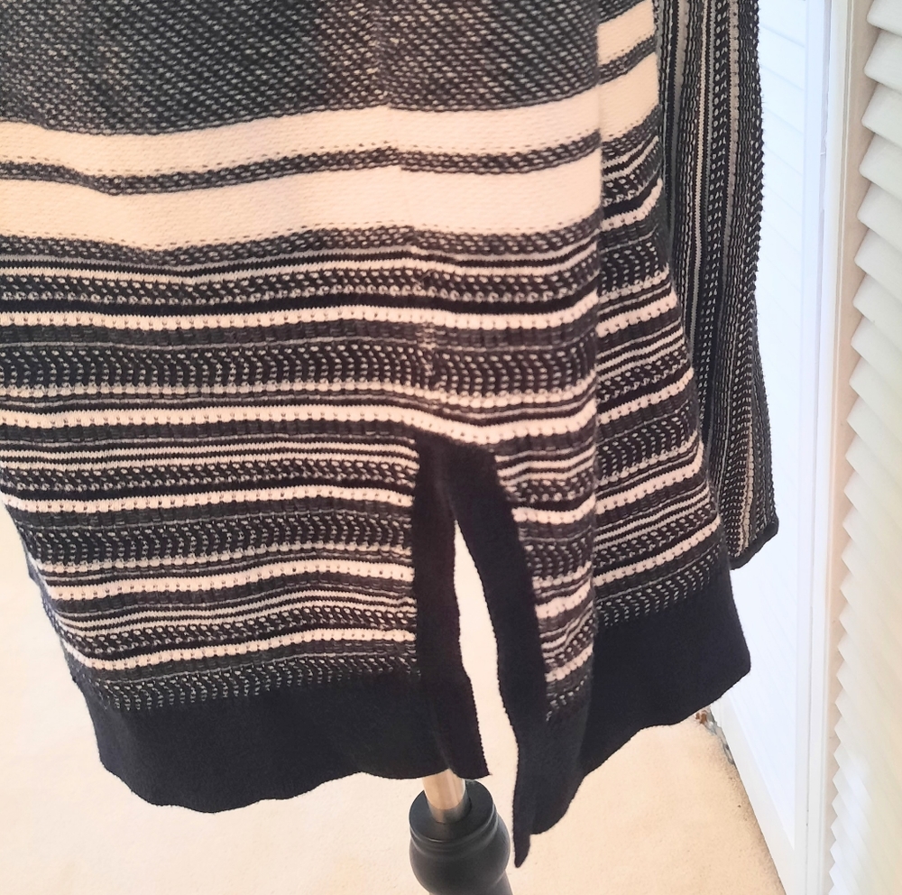 Vince cotton multi stripe cardigan kimono sz small - Picture 6 of 6
